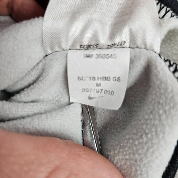 Nike Oregon Ducks Athletic Training Jacket Black Yellow Stripe Logo Women Medium - Picture 4 of 5